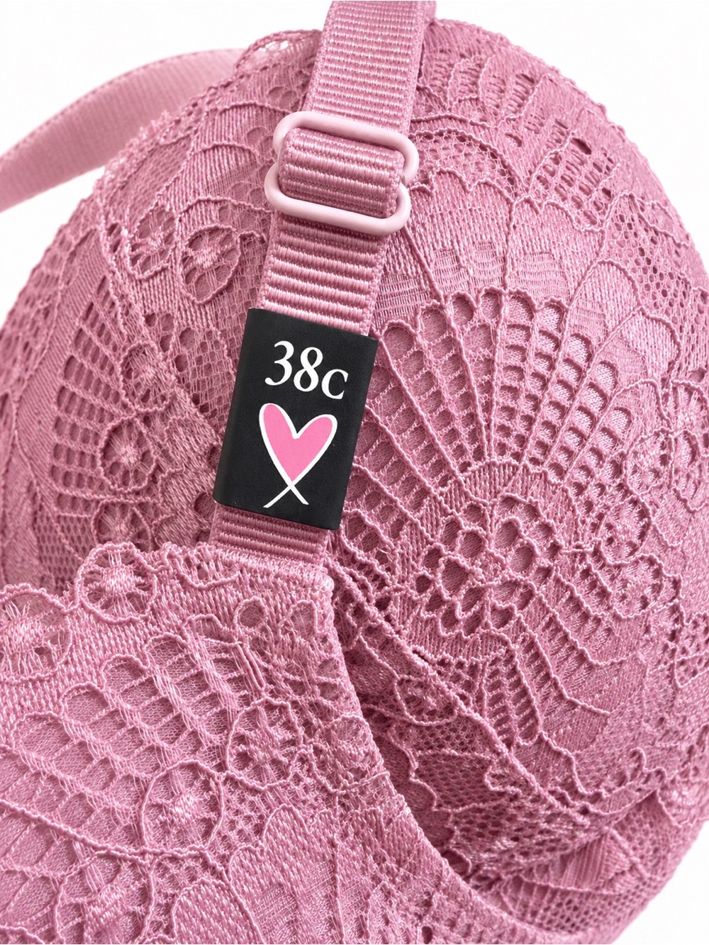 Victoria's Secret Pink Lace Plunge Push-Up Bra
